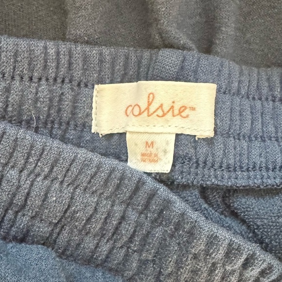 Women’s Colsie blue lounge casual pull-on shorts M - Picture 3 of 4